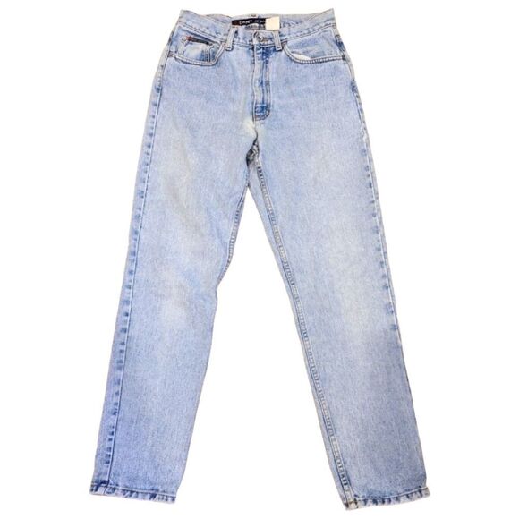 Vintage 90's Stonewashed High-Rise Mom Jeans By DKNY | 8 - Picture 1 of 13